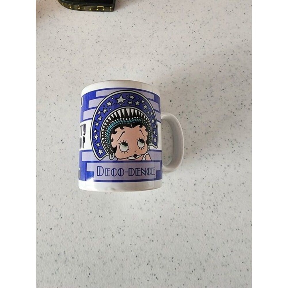 Betty Boop Deco-Dence Ceramic Decal Collector Mug by Vandor Bimbo